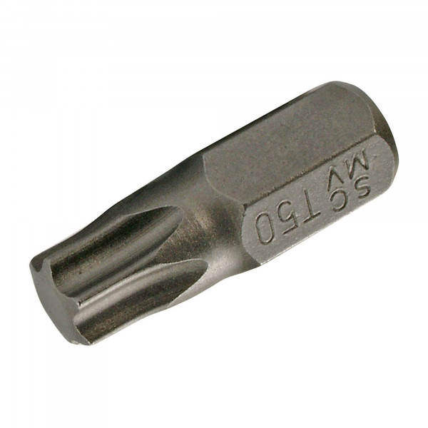 T-Profil Bit ohne Bohrung, 30 mm lang, T50, 10 (3/8)