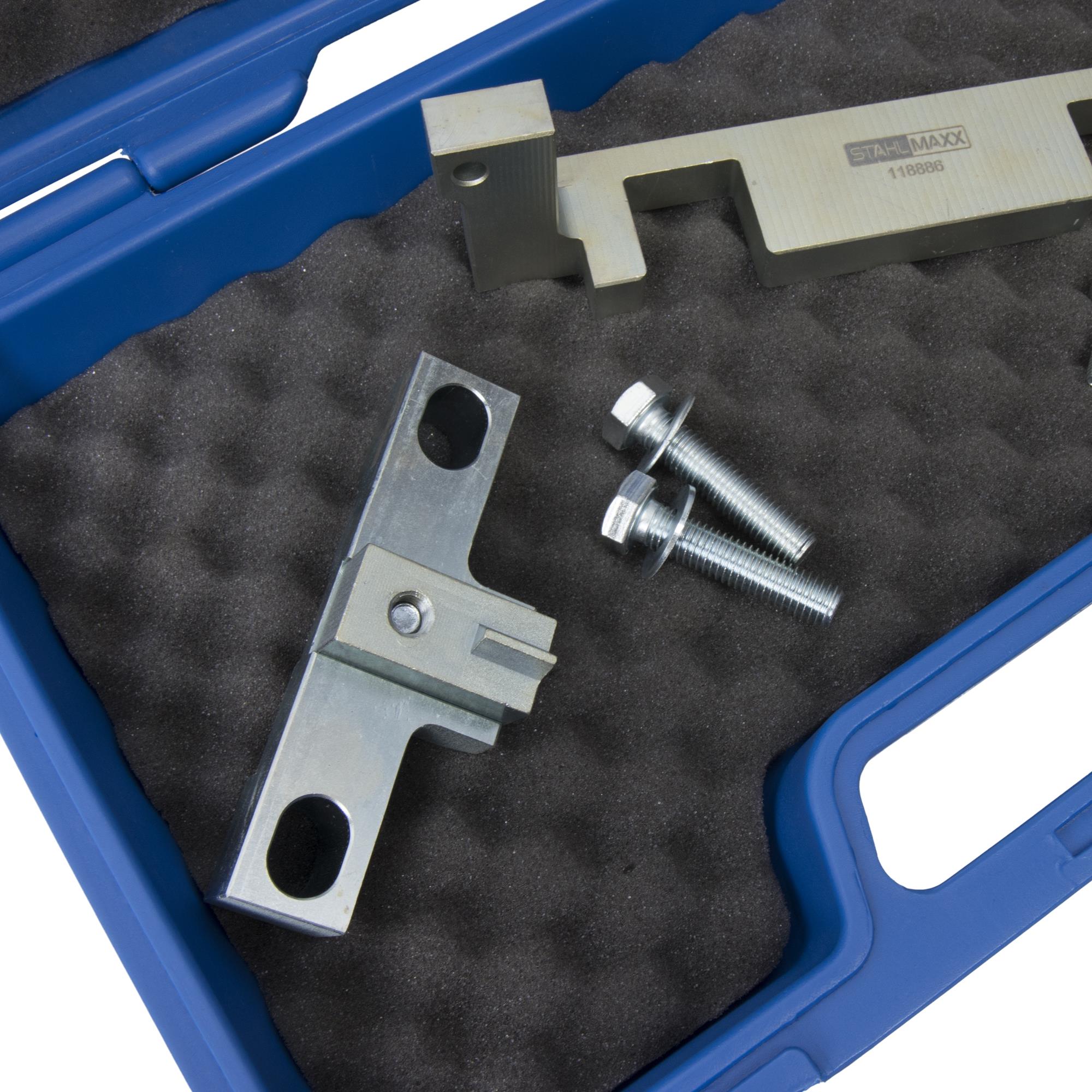 Werkzeug-Set mit Zahnriemen-, Einstellungs-, Verriegelungs-Werkzeugen, für  Ford, Mazda, 1.4-2.4 TDCi Duratorq Duratec : : Auto & Motorrad