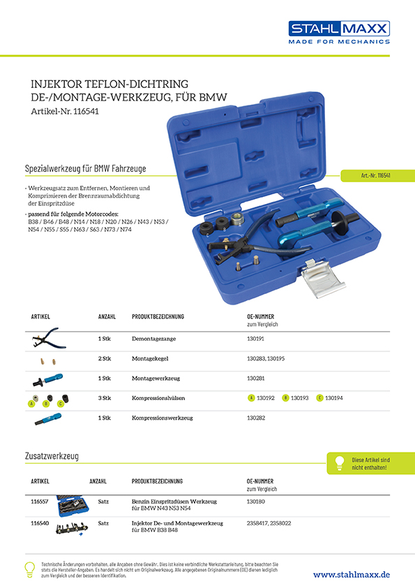 Einspritzdüse Injektor Dichtungssatz kompatibel für BMW MINI